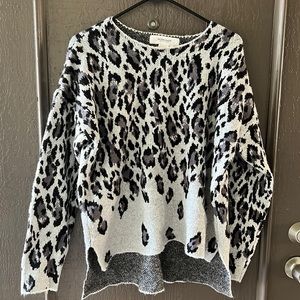 Leopard print sweater